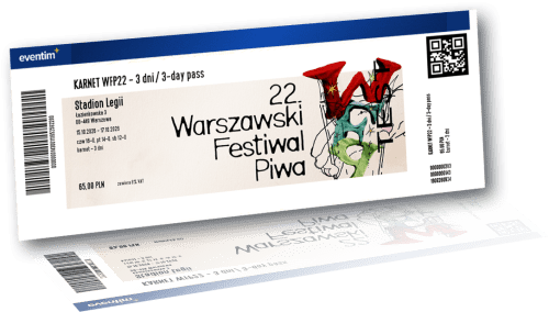 22. Warszawski Festiwal Piwa bilet 22. Warszawski Festiwal Piwa bilet